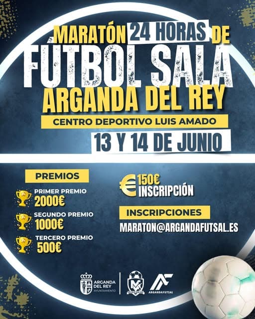 Maratón 24 Horas de Fútbol Sala Arganda del Rey