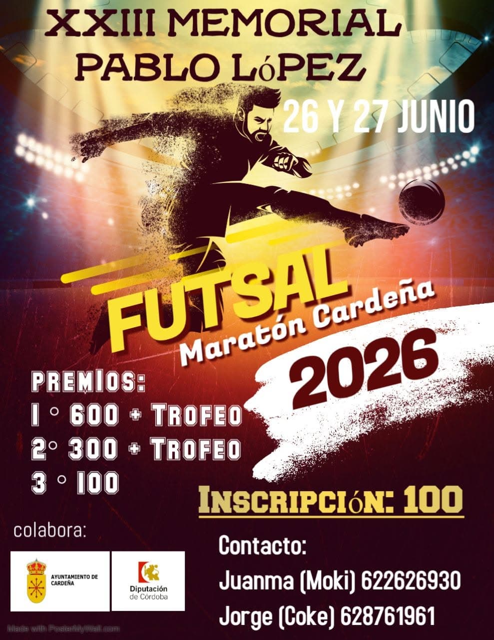 XXIII Memorial Pablo López Futsal Maratón Cardeña