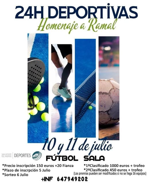 24H DEPORTIVAS Homenaje a Ramal